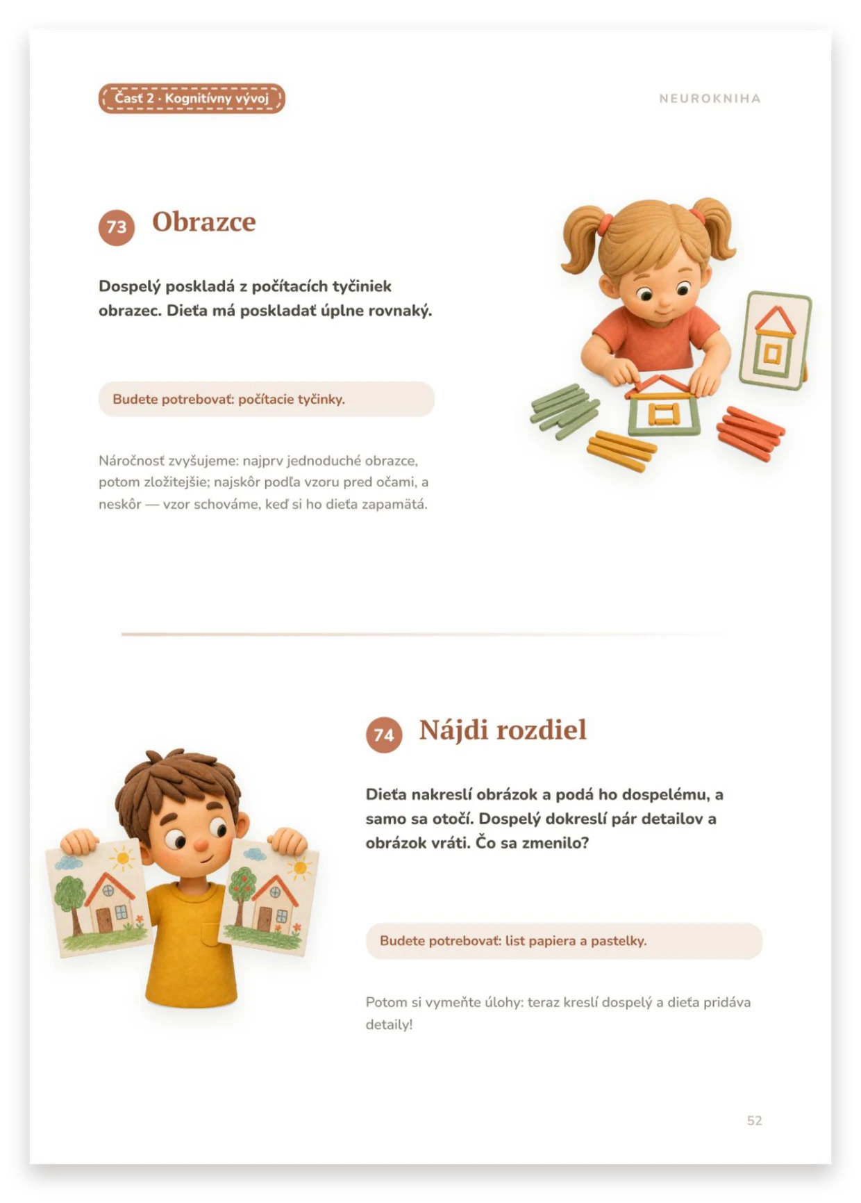 Obrazce a Nájdi rozdiel