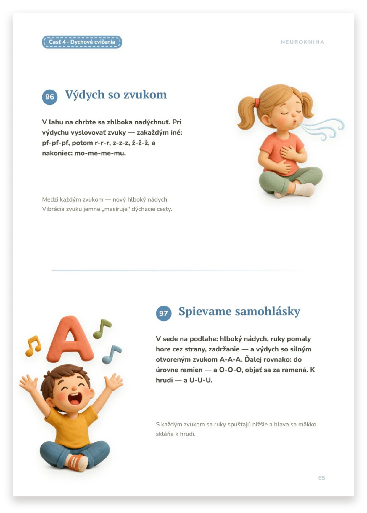 Dychové cvičenia so zvukom